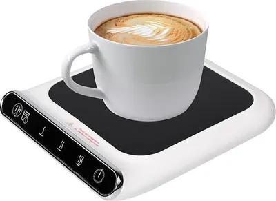 Produktbild von Becherheizer, Kaffeetassenheizer, mit 3-Temperatureinstellungen, automatische Abschaltung, Trinkwassererinnerung, geeignet für Tassen und Glas