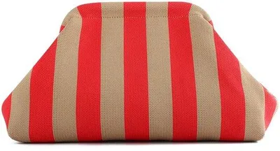 Produktbild von Strandtas für Damen mit Gewebemuster und gestreiftem Design