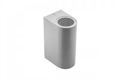 Produktbild von GU10 Au\xdfenWandleuchte - Aluminium Edelstahloptik Doppelflutig Up & Down light IP54