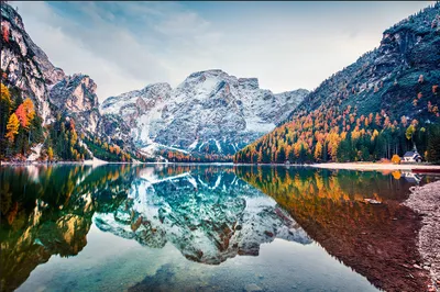 Produktbild von Muralo Fototapete Gebirge 208 (B) x 146 (H) cm Vlies Tapete Wandtapeten Berge Wald Ausblick Wohnzimmer Schlafzimmer moderne Wandbilder XXL Natur Landschaft Panorama Wand Dekoration