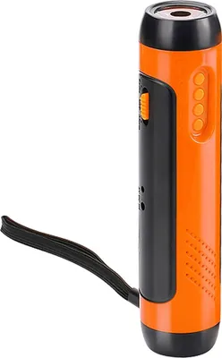 Produktbild von Tragbare Kurbeltaschenlampe mit Alarmfunktion, FM-Radio und 1800-mAh-LED-Generator für Zuhause, Outdoor-Aktivitäten, Camping und Wandern