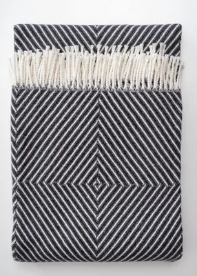 Image de Schöner Wohnen Plaid Tebas gris foncé 140 x 200 cm