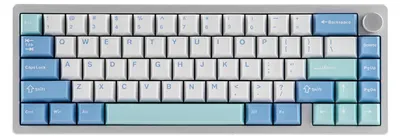 Obrázok produktu pre Bezdrôtová mechanická klávesnica QMK/VIA s hliníkovým puzdrom a RGB podsvietením