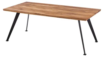 Produktbild von home24 Esstisch - Eiche Massiv / Metall