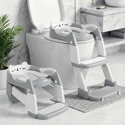 Produktbild von Verstellbarer Toilettensitz für Kinder mit Treppe und Töpfchen