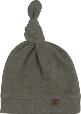 Produktbild von Baby's Only Knotenmütze Melange - Khaki - 0-3 Monate - 100% Baumwolle