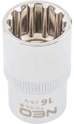 Produktbild von Vielzahn-Steckschlüssel 1/2", 15 mm