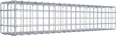 Immagine prodotto di Gabbione 100 cm x 20 cm x 20 cm x 20 cm (L x H x P), maglia 5 cm x 5 cm, anello a C