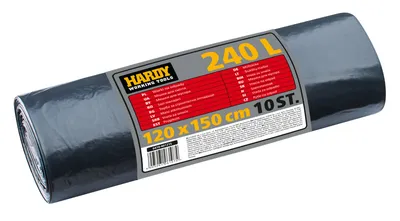 Image de Sacs de chantier Hardex LDPE 240L MediumFlex 10pcs. sur rouleau