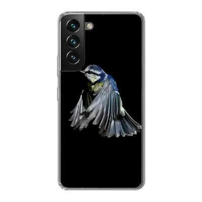 Produktbild von MuchoWow® Handyhülle Schutzhülle Hülle für Samsung Galaxy S22 Plus Vögel - Federn - Schwarz Silikon Softcase Handy Hülle - Schutzabdeckung