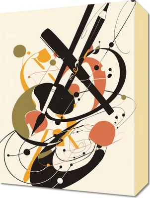 Produktbild von Bild 30x40cm Abstrakter Rhapsodie