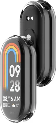 Produktbild von Schutzhülle für Xiaomi Smart Band 10, Bizon Case Watch Felipe, Transparent