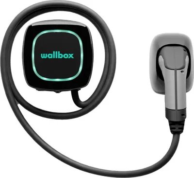 Produktbild von Wallbox Pulsar Plus, Schwarz, Wand, Schwarz, Typ 2, IK08, IP54