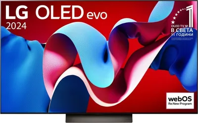 Produktbild von LG OLED55C41LA Fernseher 139,7 cm (55") 4K Ultra HD Smart-TV WLAN Schwarz (OLED55C41LA.AEU)