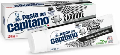 Produktbild von PASTA DEL CAPITANO Carbone Zahnpasta 100 ml