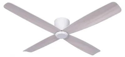 Zdjęcie produktu dla Energooszczędny wentylator sufitowy ze zdalnym sterowaniem Fraser White 132 cm