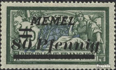 Produktbild von Briefmarken Memelgebiet 1922 Mi 63 gestempelt Aufdruckausgabe