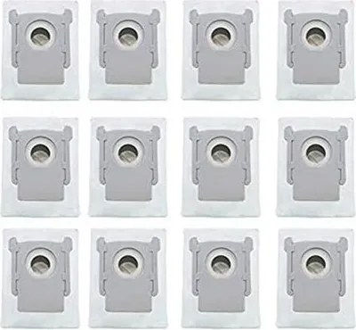Produktbild von YanBan 12er-Pack Multi-Set Schmutzbeseitigungs-Ersatzbeutel für iRobot Roomba i7 i7+ s9 Staubsauger mit sauberer Basis
