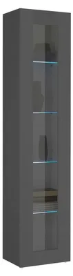 Produktbild von Vitrine Vladimiro,  100%  Italy,  cm 40x30h180,  Anthrazit