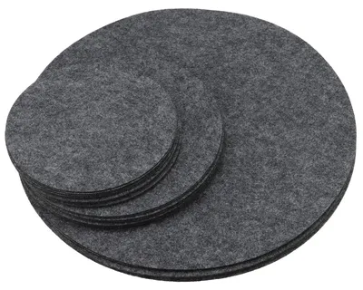 30 runde Filz-Topfuntersetzer, 12/15/25 cm, Tischschutz