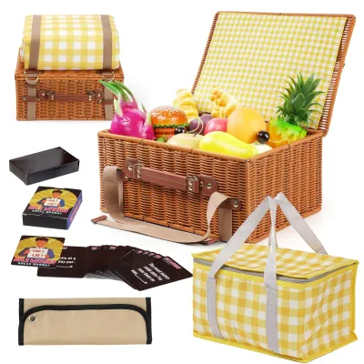 Immagine prodotto di Solidchoice - Set da picnic per 4 persone con coperta impermeabile