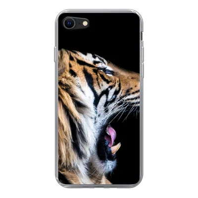 Produktbild von MuchoWow® Handyhülle Schutzhülle Hülle für iPhone 8 Tiger - Tiere - Porträt Silikon Softcase Handy Hülle - Schutzhaube
