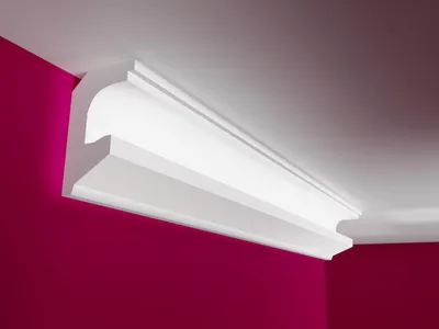 Obrázok produktu pre ELHARE Štuková lišta LED svetelný pásik profil nepriameho osvetlenia steny LS31B - 130x80mm, 2m
