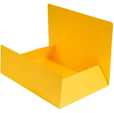 Zdjęcie produktu dla Exacompta 56404E, segregator z 3 przegródkami, format A4, żółty, wymiary 24x32 cm