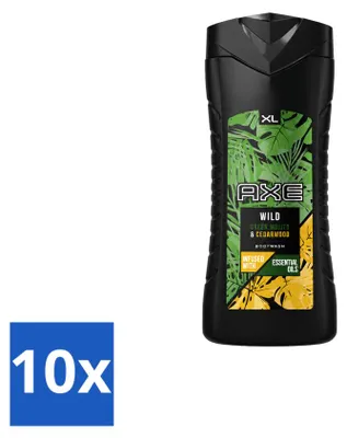 Produktbild von 10 x Axe Wild Mojito & Zedernholz Duschgel 400 ml - Vorteilspackung - 10 Stücke