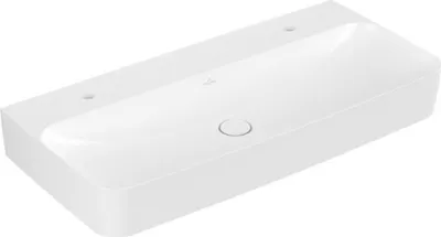 Immagine prodotto di Villeroy & Boch Finion lavabo, sans trop-plein, 2 trous pour robinet, dessous poncé, 1000x470mm, 41681LRW, 41681LRW