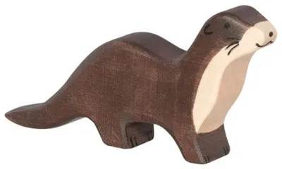 Produktbild von Holztiger Holz Seeotter Spielfigur handgefertigtes nachhaltiges Spielzeug