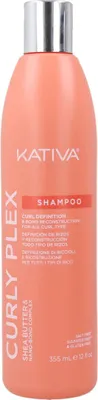 Image de Shampoing pour cheveux bouclés Kativa Curly Plex, 355 ml