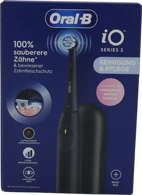 Produktbild von Oral-B iO SERIE 2, Erwachsener, Vibrierende Zahnbürste, Schwarz, Akku, 175 mm, 249 mm