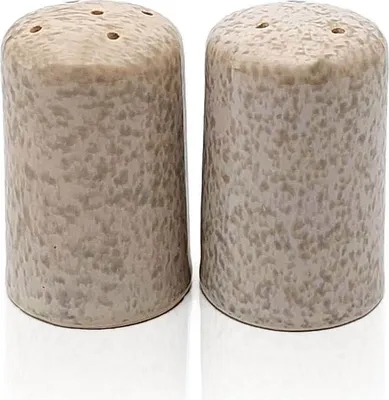 Produktbild von Stoneware Salz- und Pfefferstreuer Set modern grey