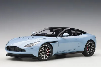 Produktbild von Aston Martin DB11 frosted glass blau Modellauto 1:18 Autoart