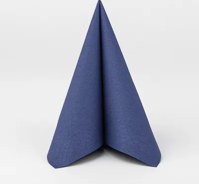 Produktbild von Sovie HORECA Serviette Royalblau aus Tissue Deluxe®, 4-lagig, 40 x 40 cm, 50 Stück