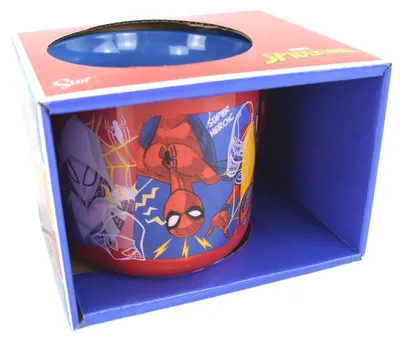 Image de Tasse en céramique avec le motif Spiderman, d'une capacité d'environ 350 ml
