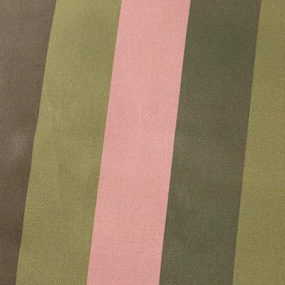 Produktbild von Kissenhülle Baumwolle mit Streifen rosa braun grün von SCHÖNER LEBEN. Größe 70x70cm (HxB) 70x70cm (HxB) Größe