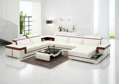 Zdjęcie produktu dla Salon Narożny Sofa Kanapa Tapicerowana 276 x 349 x 178 cm