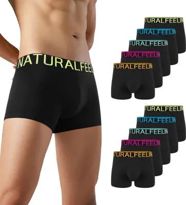 Produktbild von Boxershorts aus Baumwolle – 4er/10er Pack – Unterwäsche für Herren – Multipack – Bequem – Atmungsaktiv