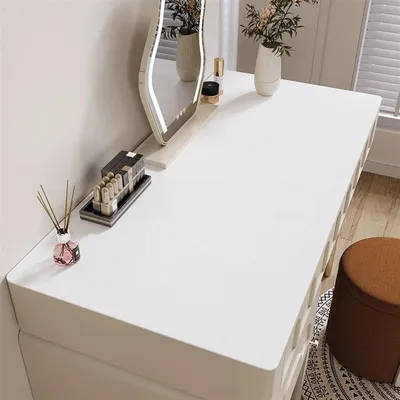 Obrázek produktu pro Podložka na psací stůl, rozměry 90x40 cm, omyvatelná, z umělé kůže, bílá barva