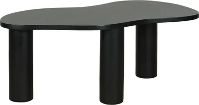 Produktbild von byLIVING Couchtisch ETHAN / Tischplatte und Gestell in schwarz / Wohnzimmertisch / Beistelltisch / Maße: B 110, H 45, T 55 cm