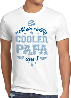Produktbild von style3 So sieht ein richtig cooler Papa aus Herren T-Shirt