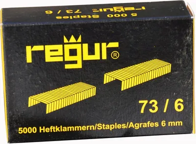 Produktbild von Heftklammern Regur 73/6 VE=5000 Stück
