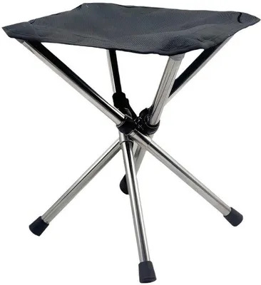 Produktbild von Famanu Campingstuhl Faltbar - Schwarz, Tragbar bis 125 kg
