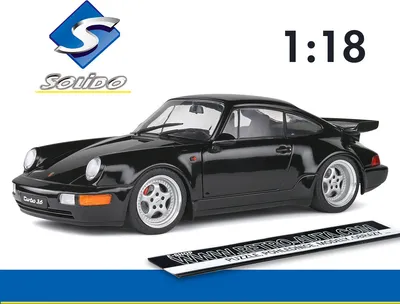 Obrázok produktu pre Porsche 911 (964) Turbo 3.6 Black 1993 - SOLIDO 1:18