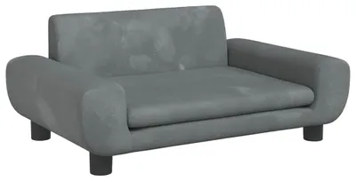 Obrázek produktu pro vidaXL Pelíšek pro psy Dark Grey 70x45x33 cm Velvet