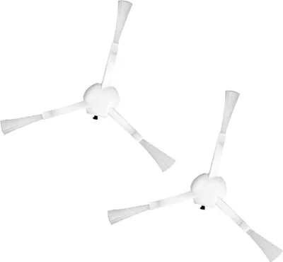 Produktbild von 2x Trade-Shop 3-Arm Seitenbürste Reinigungsbürste für Xiaomi Mijia 1C STYTJ01ZHM Dreame F9 D9 / Saugroboter Staubsauger Ersatzteil Nylon