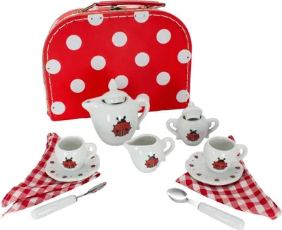 Produktbild von Kinder Teeservice Marienkäfer – 14-teiliges Spielset 36362