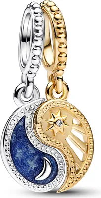 Immagine prodotto di Pandora Ciondolo Sole e Luna Divisibile Bicolore 762678C01 Ciondolo